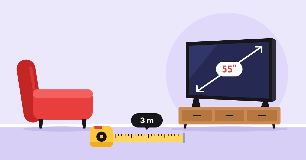Welke tv-maat past bij je kamer? Zo kies je het formaat